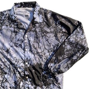Empyre Tie Dye Snap Down Windbreaker Jacket
